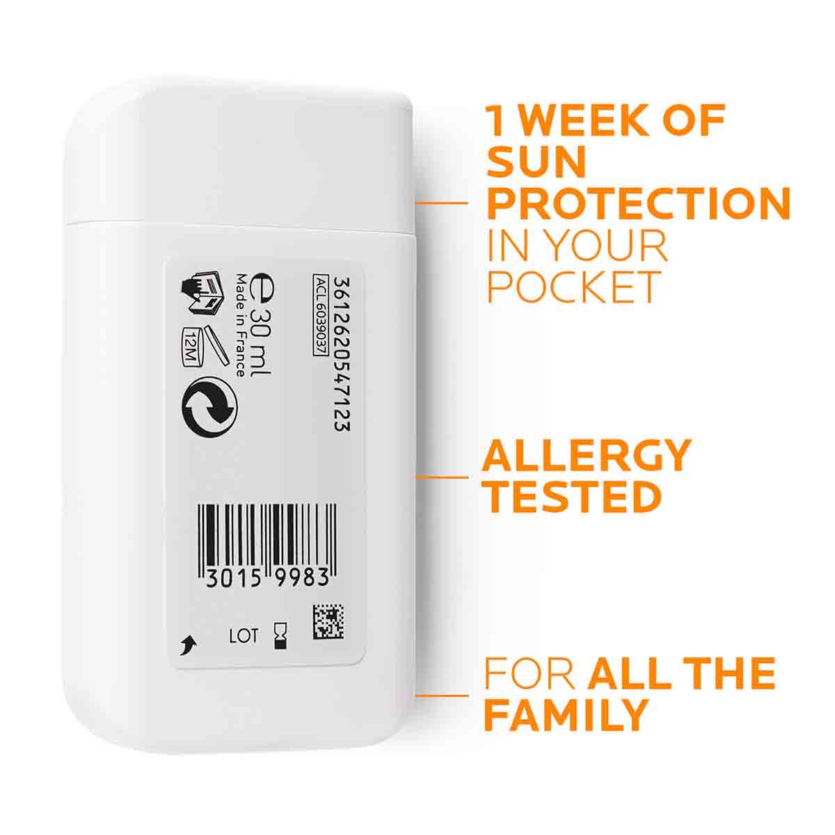 La Roche Posay ProductPage Sun Anthelios Pocket Lotion Spf50 30ml 3015