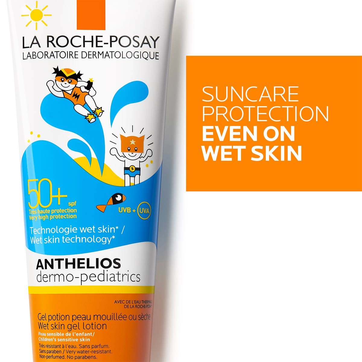 La Roche Posay ProductPage Sun Anthelios Wet Skin Gel DP Spf50 3337875