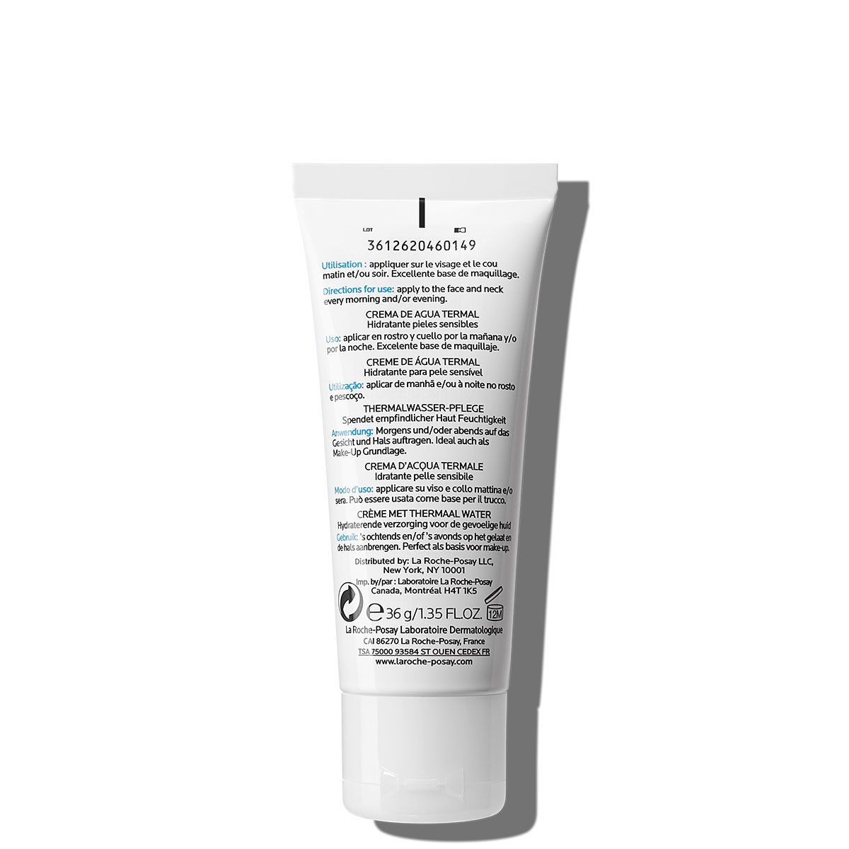 La Roche Posay ProductPage Hydreane Light 40ml 3337872410765 Back