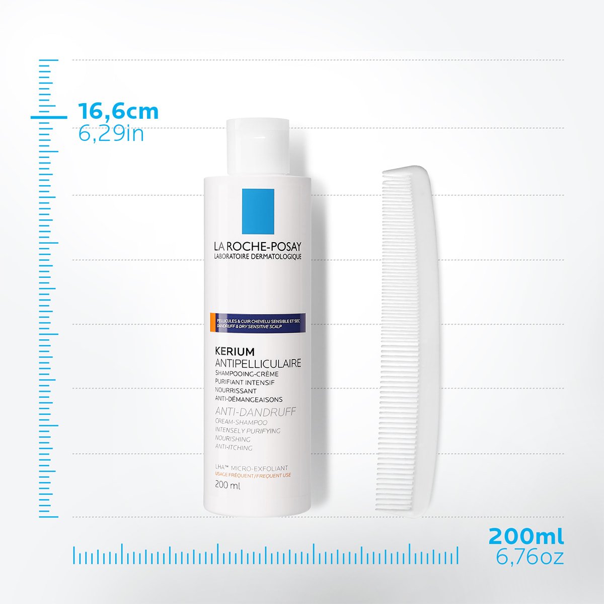La Roche Posay ProductPage Kerium Anti Dandruff Cream Shampoo 200ml 34