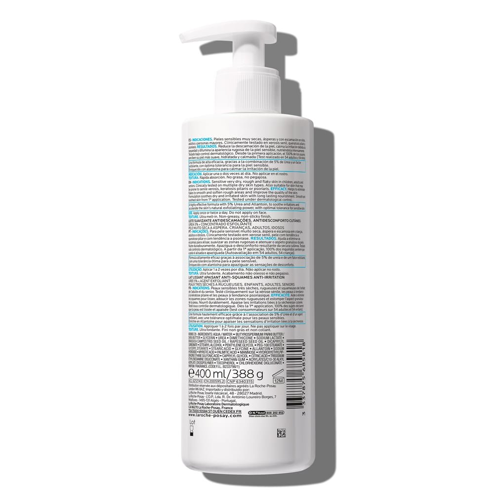 LaRochePosayBodyCareLipikarLaitUrea5400mlSmoothingSoothingLotion0003337875685818BSS