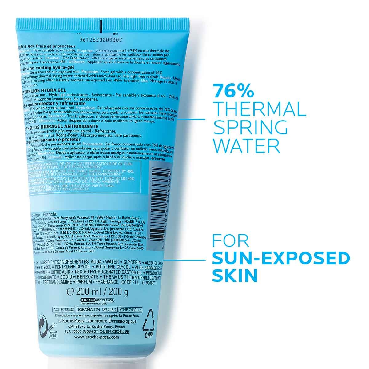la roche posay melt in gel e retail back