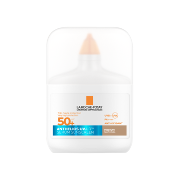 Packshot des getönten Anthelios UV Air Serum LSF 50+ in der Nuance „Medium“