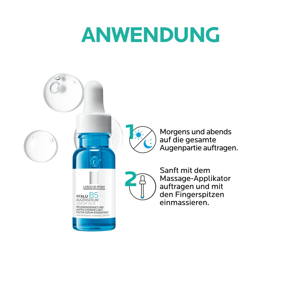 Hyalu B5 Augenserum Anwendung