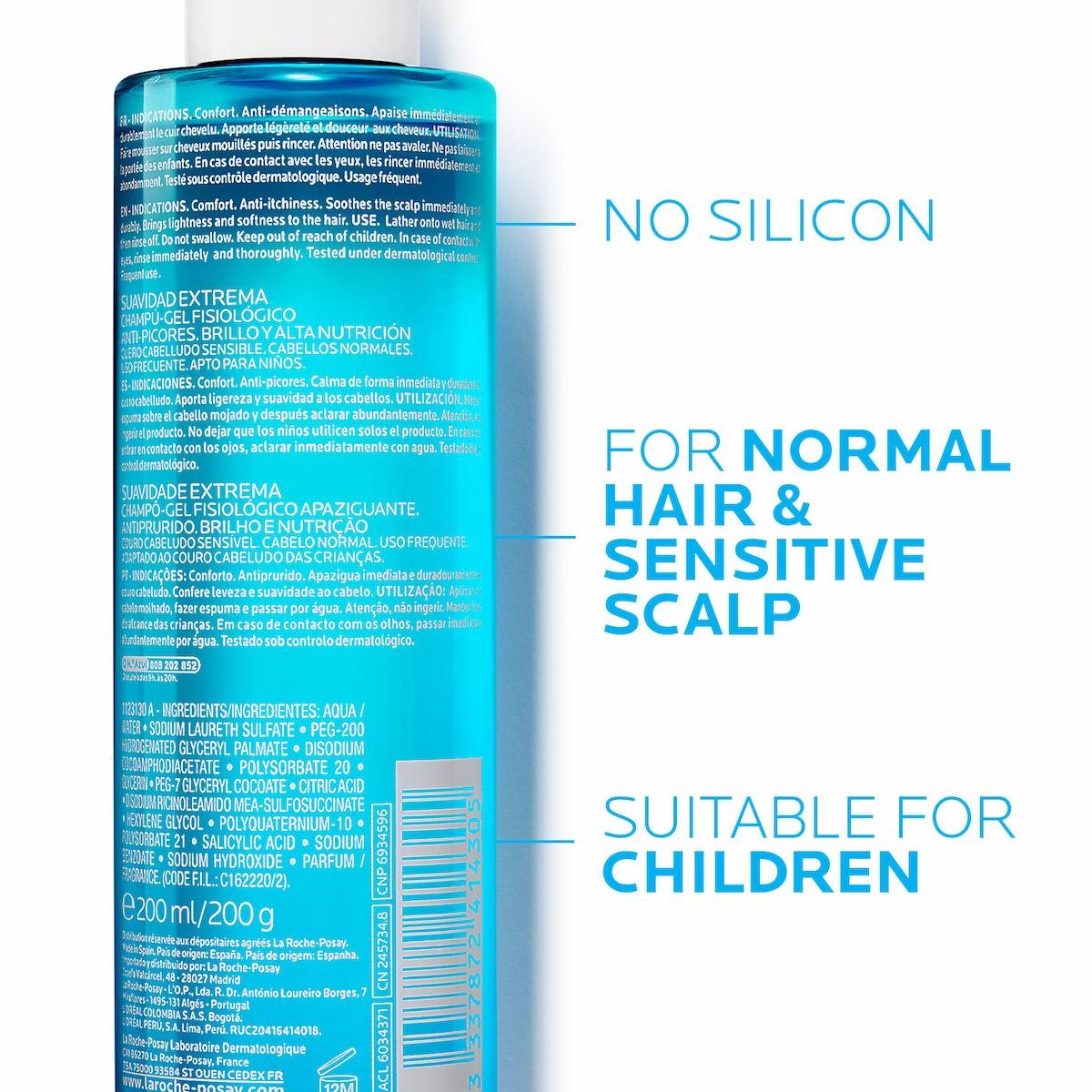 La Roche Posay Kerium Extra Gentle Gel Shampoo